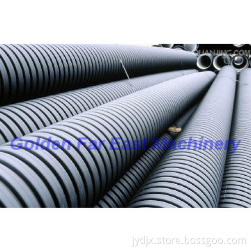 Large Caliber Hollow Corrugation Drainage Pipe Machine